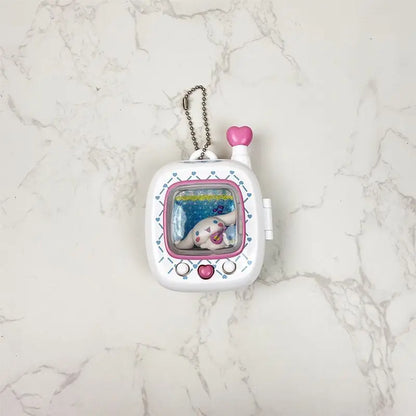 Sanrio Pocket Monster Keychain Series - Cinnamoroll and My Melody Cartoon Collectible Bag Charms