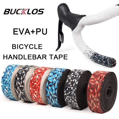 BUCKLOS Road Bike Bar Tape - Ultralight EVA+PU Anti-Vibration Handlebar Wrap for Cycling Comfort & Grip
