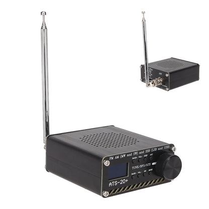Portable ATS 20+ World Band Digital Radio Receiver – Easy to Read, Lightweight, Professional for Home & Outdoor Camping