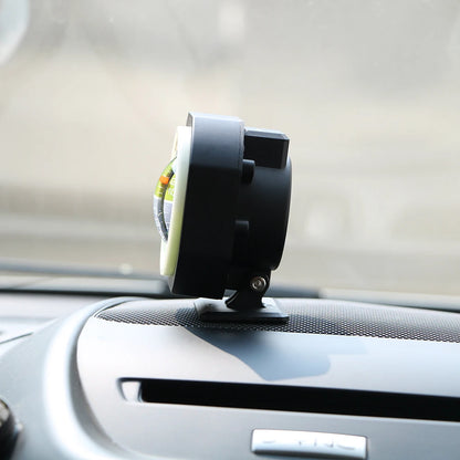 High-Precision Car Inclinometer & Compass — Built-in LED Slope Meter, Vehicle Angle & Gradient Level