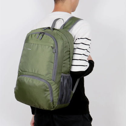 Lightweight Foldable Backpack - Waterproof Packable Daypack for Men & Women, Travel, Hiking, Outdoor Cycling & Camping Bag