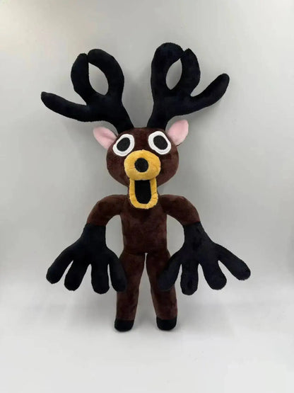 2026 New 99 Nights in the Forest Plush – Brown Elk, White Owl Stuffed Dolls & Pillows for Kids’ Gifts