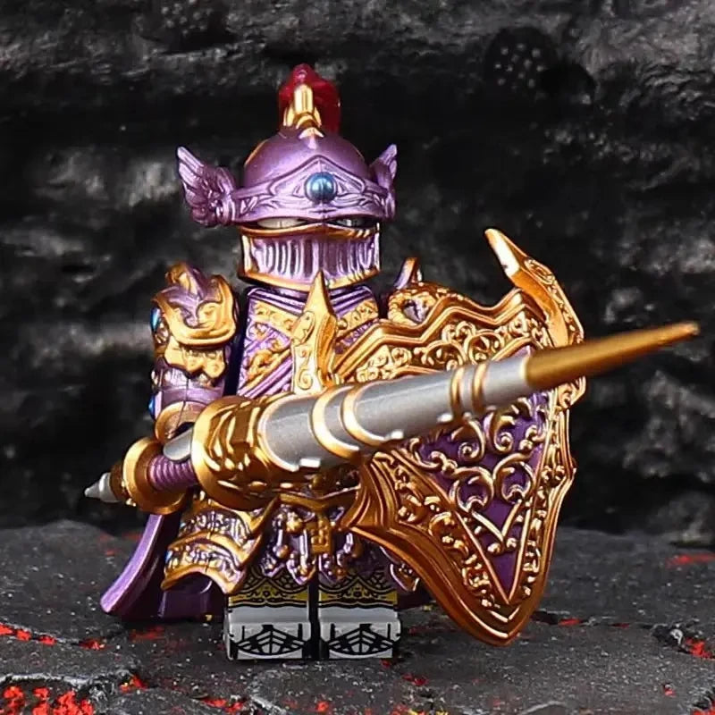2025 GP201 Lich King Medieval Round Table Building Block Set – Knights Anime Action Figure Model Toy for Collectors & Gifts