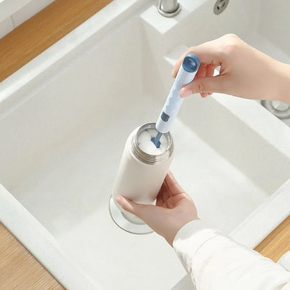 360° Rotating Bottle Brush Set – Soft Head Baby Bottle & Pacifier Cleaning Brushes, Food Grade Cup & Nipple Cleaner Tool