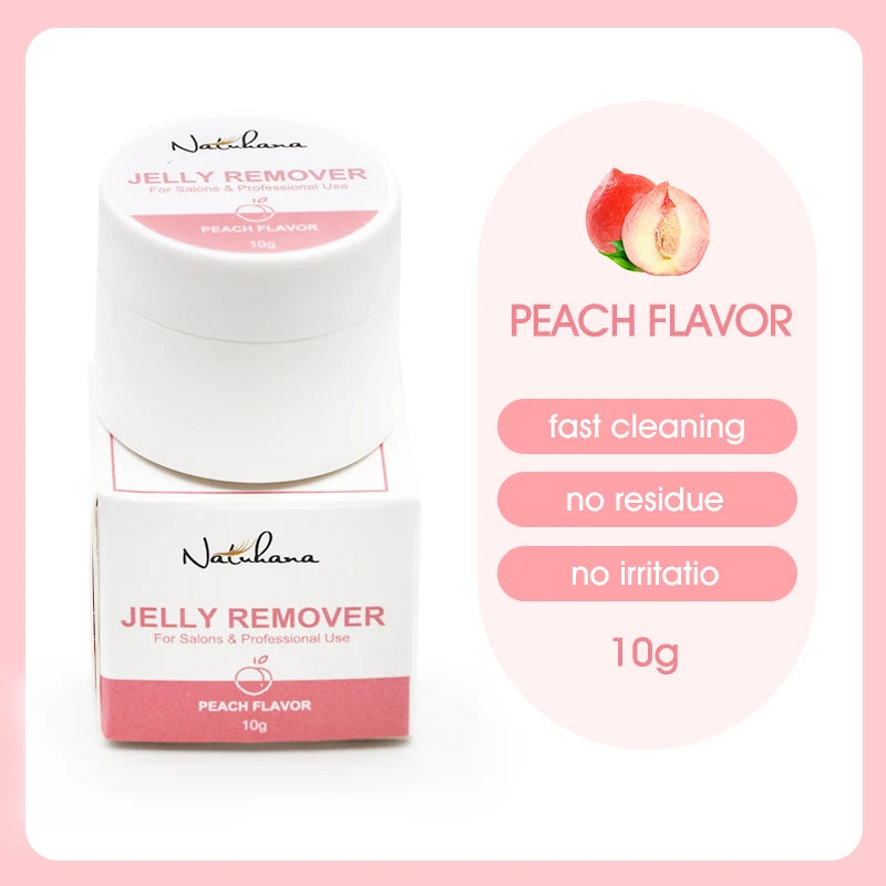 NATUHANA Eyelash Extension Jelly Remover – Fast, Safe, Non-Irritating Gel Glue Remover for Makeup
