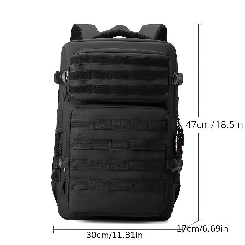 Men’s Tactical Camouflage Backpack – Large Capacity Multi-Layer Hiking & Camping Outdoor Sports Bag