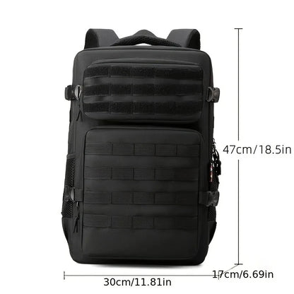 Men’s Tactical Camouflage Backpack – Large Capacity Multi-Layer Hiking & Camping Outdoor Sports Bag