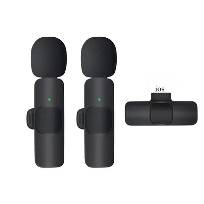 Mini Wireless Lavalier Microphone - USB-C Noise Cancellation Lapel Mic for iPhone Video Recording Vlog & Content Creation