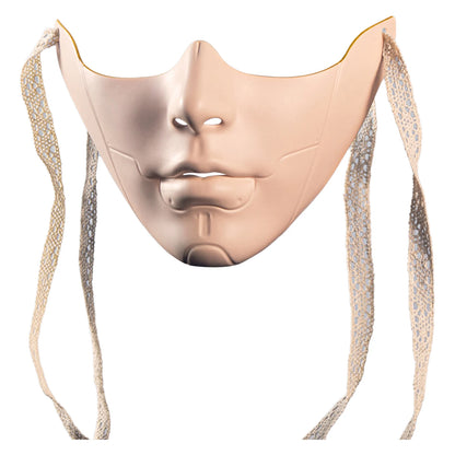 Cyberpunk Mechanical Half Face Mask — Technological Wings Mask for Men & Women, Halloween, Carnival, Dress-Up Props