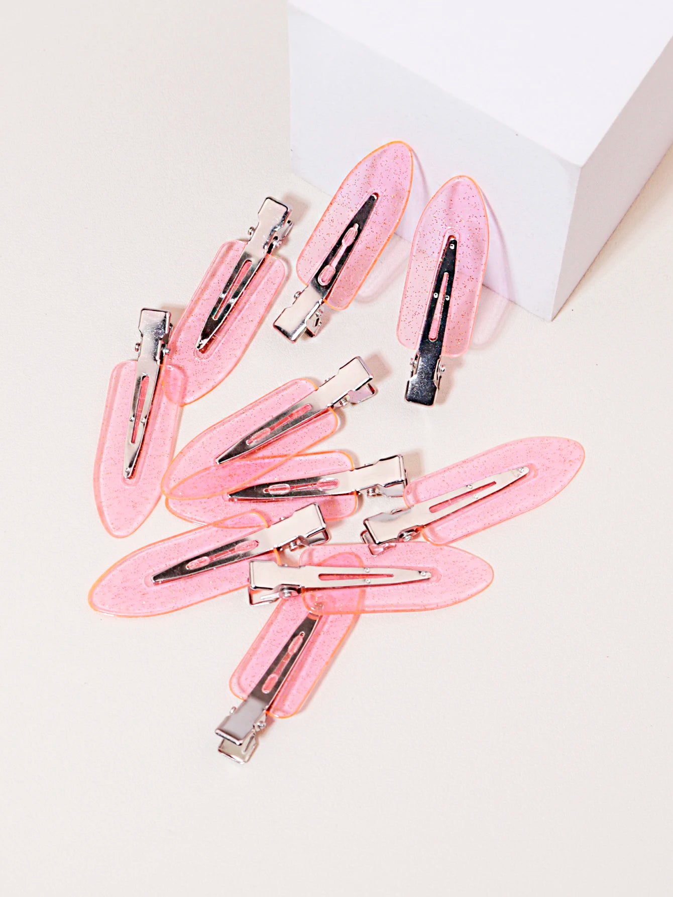 Seamless Transparent Hair Clips - 10-Piece Styling Clips for Wigs & Hair