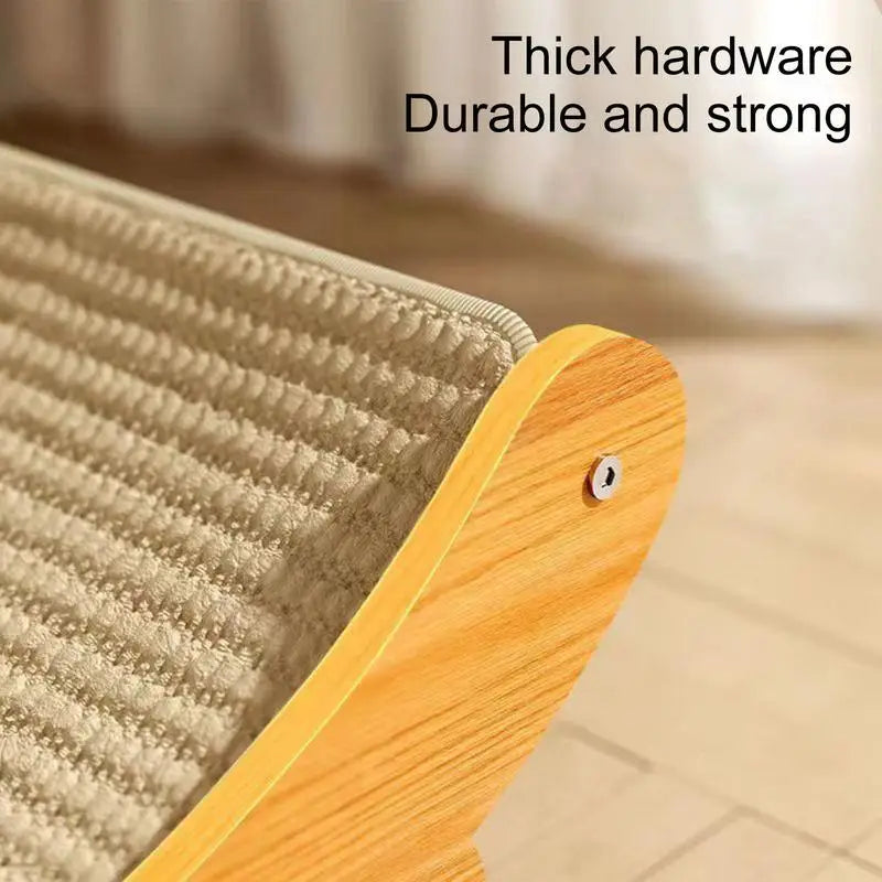 Sisal Cat Scratching Pad & Bed – Reusable Scratch Nest for Sleeping, Playing & Claw Grinding, Suitable for Small, Medium & Large Cats
