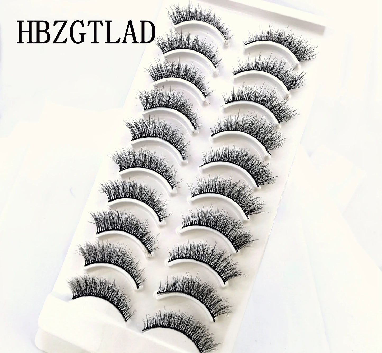 10 Pairs 3D Mink False Eyelashes – Natural Long & Short Lash Extensions Makeup Kit (41 Styles)