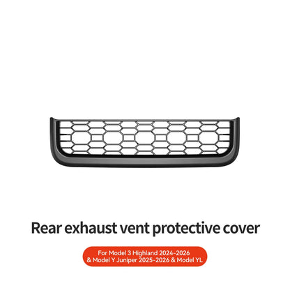 Tesla Model 3/Y Rear Center Console Vent Cover - Dust-Proof Car Interior Accessory
