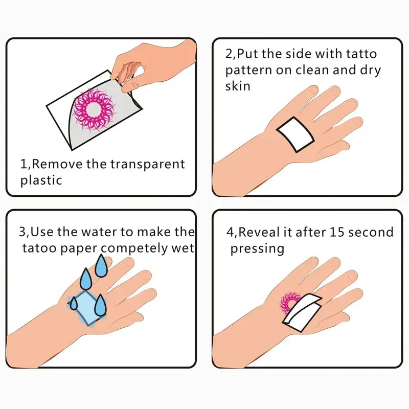 Gaara Anime Large Waterproof Temporary Tattoo — Oversized Cosplay Body & Arm Sticker