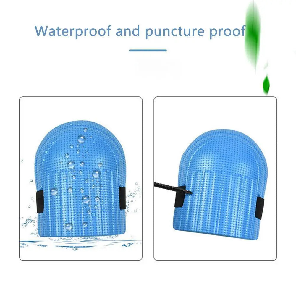 1 Pair Knee Protection Pads - Thickened Moisture-Resistant Tile Mud Worker Tools for Bricklaying and Manual Work