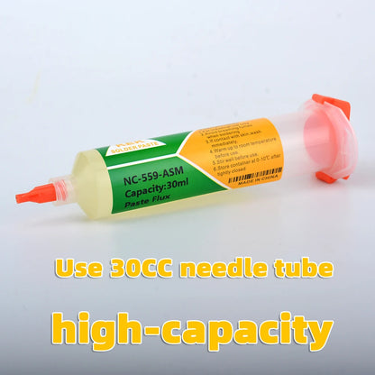 KEK 559 Flux Solder Paste 10ml — Needle Tube Rosin Agent for Soldering & Desoldering