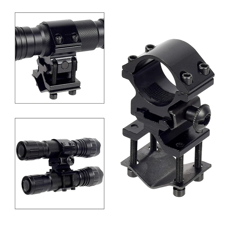 Magnetic Scope Mount Bracket - Strong X Holder for Flashlights, Lasers & Outdoor Accessories
