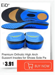 EiD Magnetic Therapy Foot Insoles – Soft Acupressure Sports Cushion for Men & Women
