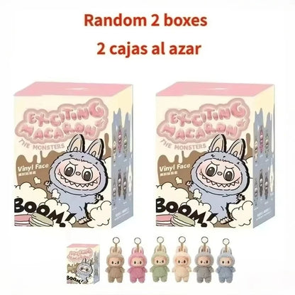 High-Quality Macaron 2 The Monsters Labubu Sitting Party Vinyl Plush Blind Box – Decorative Collectible Doll Gift