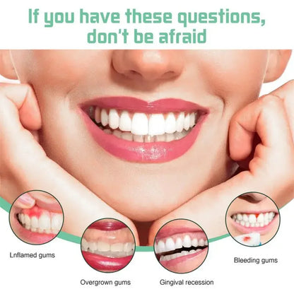 Fast-Acting Cavities Repair Mousse Toothpaste - Cleans, Whitens & Removes Yellow Plaque Stains - Relieves Gums, Toothache - Dental Care Solution