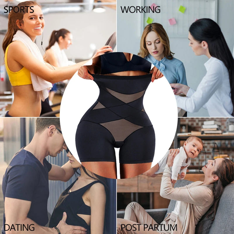 Women’s High Waist Body Shaper Panties – Tummy Control Slimming Girdle Shapewear, Belly Compression Underwear for Smooth Silhouette