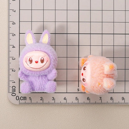 Labubu Macaron Mini Doll Blind Box – Handmade Candy Color Desktop Ornament, Exquisite Mystery Gift