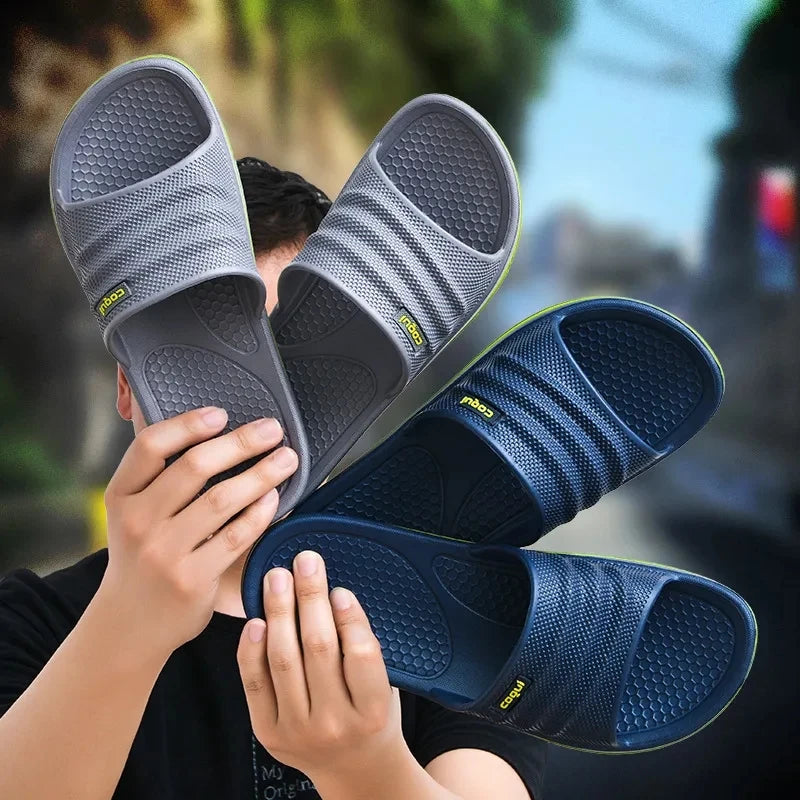 Men’s EVA Non-Slip Bathroom Slippers – Soft Comfortable Indoor Summer Home Slides