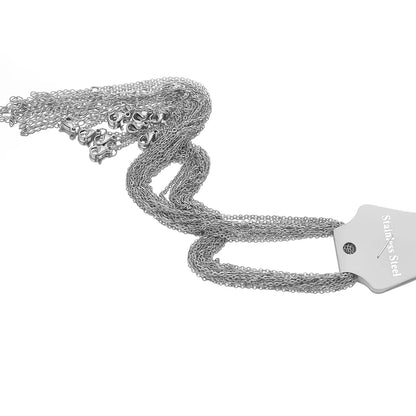 10pcs Gold Stainless Steel Link Chains – 45+5cm Adjustable Necklaces, Fashion Jewelry Chokers for DIY