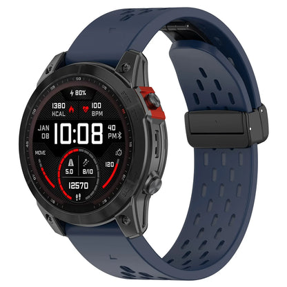 Quick Fit Silicone Strap for Garmin Fenix & Forerunner — 26mm, 22mm, 20mm Bands for Fenix 7X/7 Pro/6X/6/5X/5 Plus, Tactix 7, Forerunner 965/955, Enduro