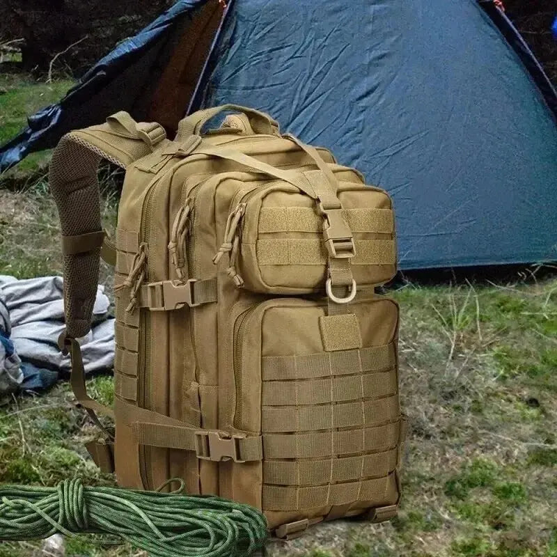 Big Capacity Men's Hiking Backpack | Army Tactical Camouflage Travel Outdoor Backpack | Military Gear