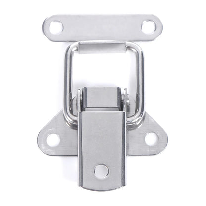 Stainless Steel 304 Locking Latch - Metal Toggle Catch Clasp with Loaded Hinges for Toolbox, Box & Furniture Hardware Accessories