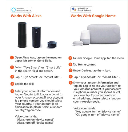 Smart Garage Door Opener Controller - Alexa & Google Home Compatible WiFi Remote Control with Tuya Smart App