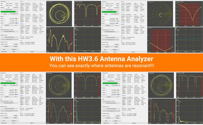 NanoVNA-H4 Spectrum Analyzer – 2.8/4" Vector Network Antenna Analyzer, 10KHz-1.5GHz, MF, HF, VHF, UHF Tuner
