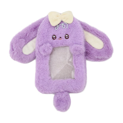Little Devil Plush Card Holder - Cute Student ID, Bus Card & Photo Card Protector Pendant Case