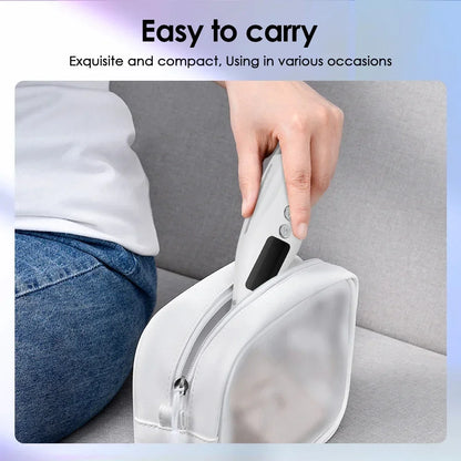 Portable 7-Color LED Light Therapy Massager – Face & Neck Anti-Wrinkle Skin Tightening with 3 Adjustable Vibration Gears