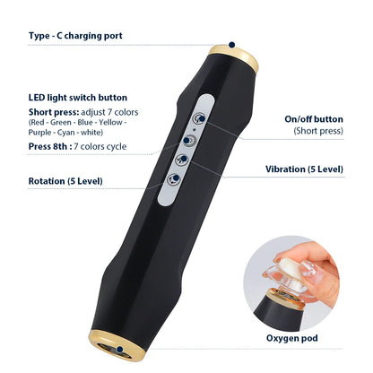 Glam Pod CO2 Capsules for Aqua Facial Machine – Bubble Skin Care Revive Pods for Beauty Treatment