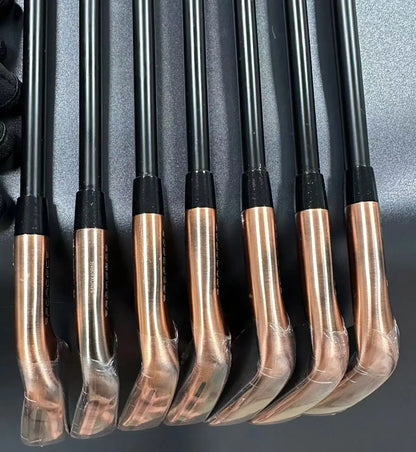 New Brand Golf Irons Copper Color Set – P790 456789P, 8pcs with Shaft & Grip, Free Head Cover, Free Shipping
