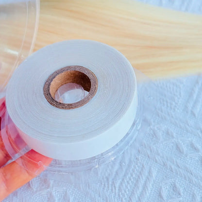 Blue Double-Sided Wig Tape - Strong Adhesive Roll for Lace Wigs and Hair Extensions, 3/12/36 Yards