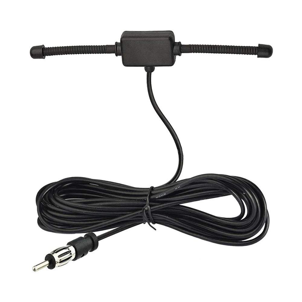 Universal Car Windshield AM/FM Radio Antenna – Signal Amplifier Booster, 12V Hidden Truck Antenna for Stereo