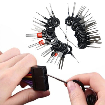 11/18/26-Pcs Car Terminal Removal & Repair Tool Kit – Electrical Wiring Crimp Connector Pin Extractors for Automotive Plugs