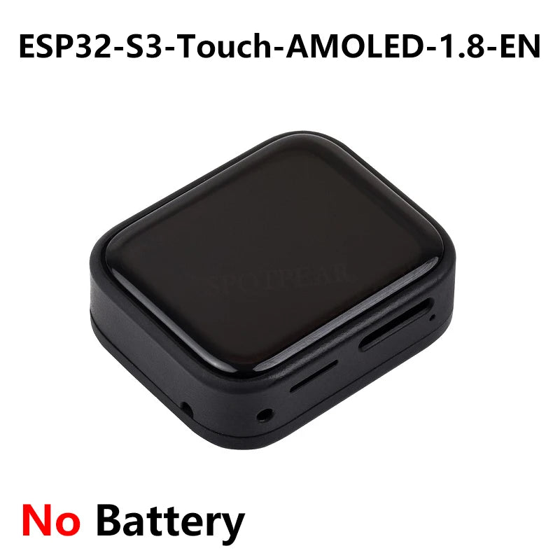 ESP32-S3 AMOLED Development Board - 1.8-Inch Touchscreen LVGL AI Voice Programmable Smart Watch