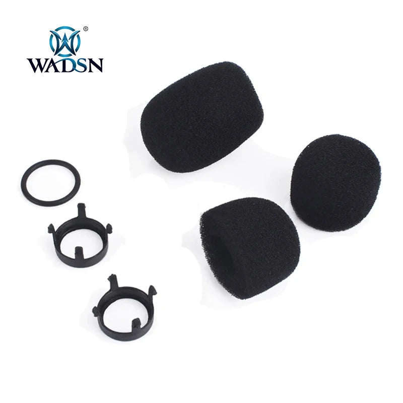 Tactical Headset Microphone Sponge Covers - Replacement Foam Accessories for Comtac Series Headphones WZ160