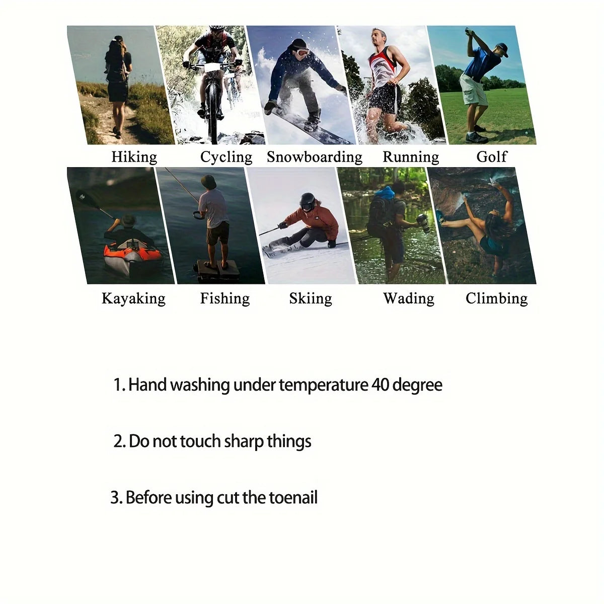 Waterproof Hiking Socks – Breathable Outdoor Winter Socks for Wading, Camping, Skiing, and Snow Riding