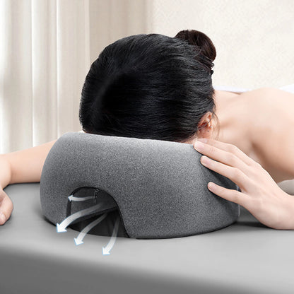 Face Down Pillow – Memory Foam Prone Pillow for Comfortable Rest, Home Massage & Beauty Salon Headrest