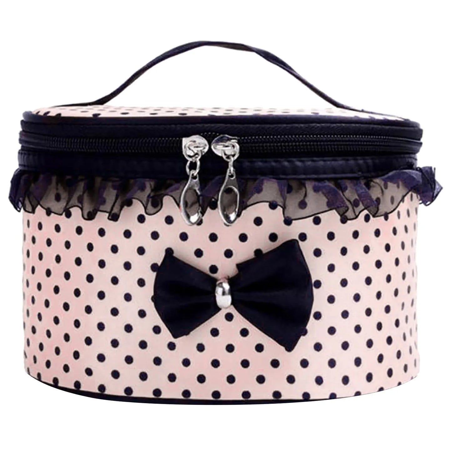 Portable Travel Cosmetic Bag - Makeup & Toiletry Organizer Handbag Holder