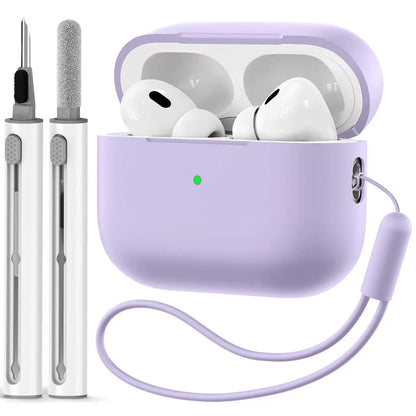 AirPods Pro 2 Silicone Case Cover - Soft Protective Case with Cleaning Kit for Apple AirPods Pro 2nd Generation
