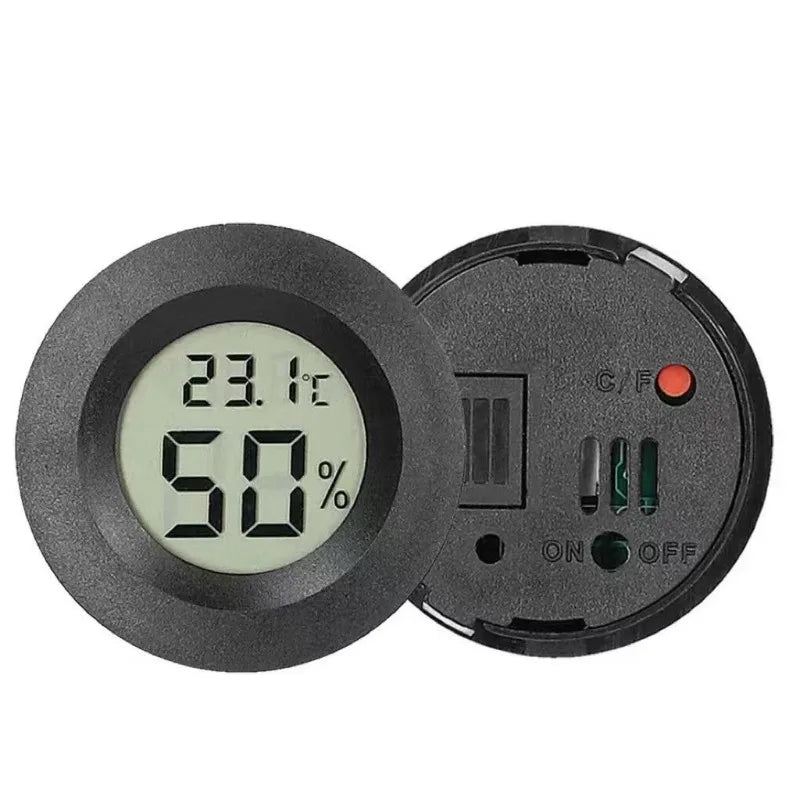 Mini Digital Hygrometer Thermometer - LCD Indoor Humidity & Temperature Monitor in °F/°C