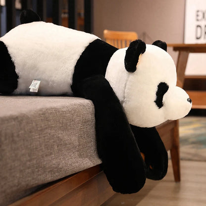 60–120cm Giant Panda Plush Toy — Soft Stuffed Animal Pillow for Kids, Birthday & Christmas Gift