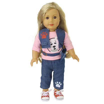 Baby Doll Bikini Outfit — Fits 43cm Born Bebe and 18-Inch American Dolls, Doll Clothes Set