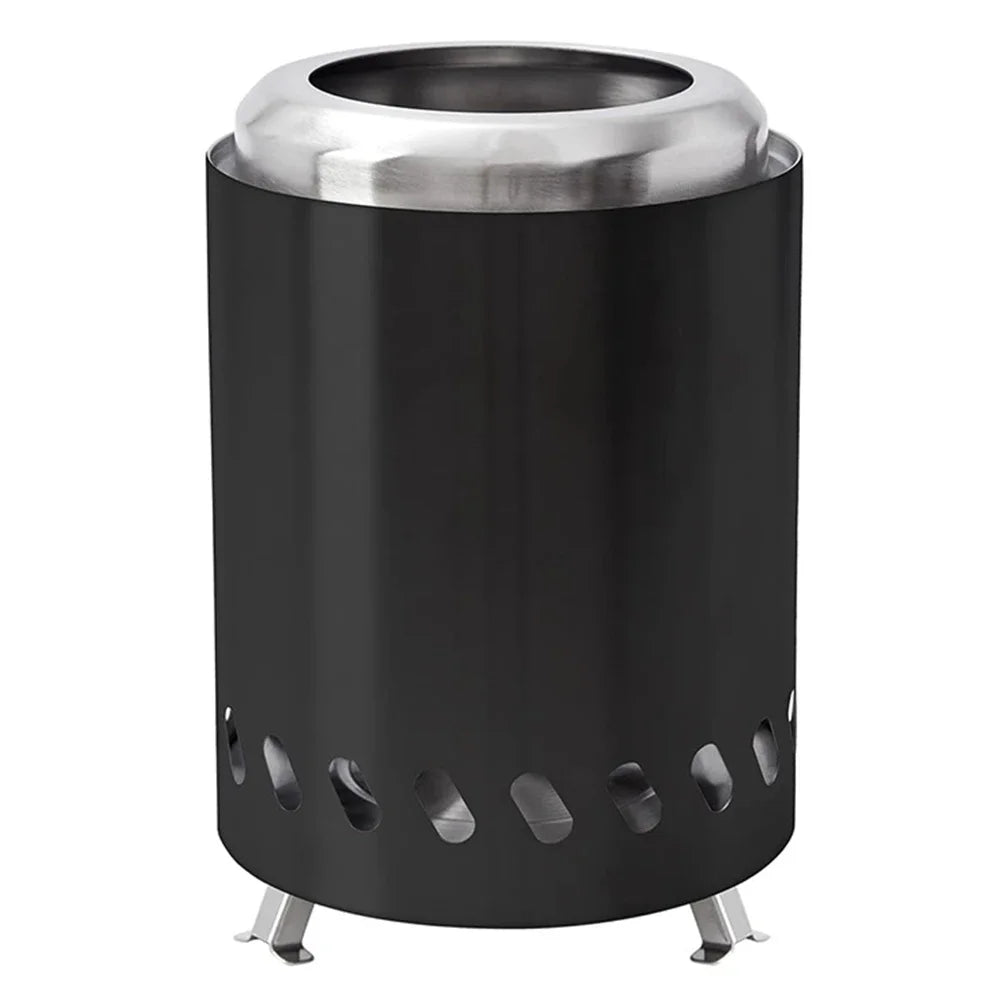 Smokeless Tabletop Fire Pit - Portable Indoor & Outdoor Mini Wood or Pellet Burning Bonfire Stove